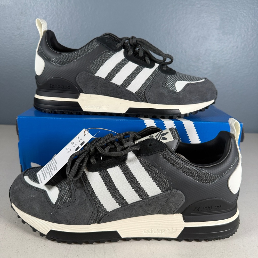 Adidas Originals ZX 700 HD Mens Grey Six Off‎ White Sneakers H01851 Size 9 NEW
